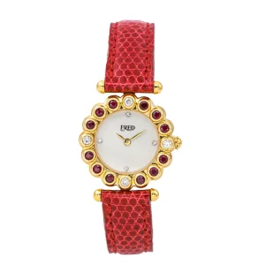 Fred Montre Concerto Or jaune Rubis, Diamant