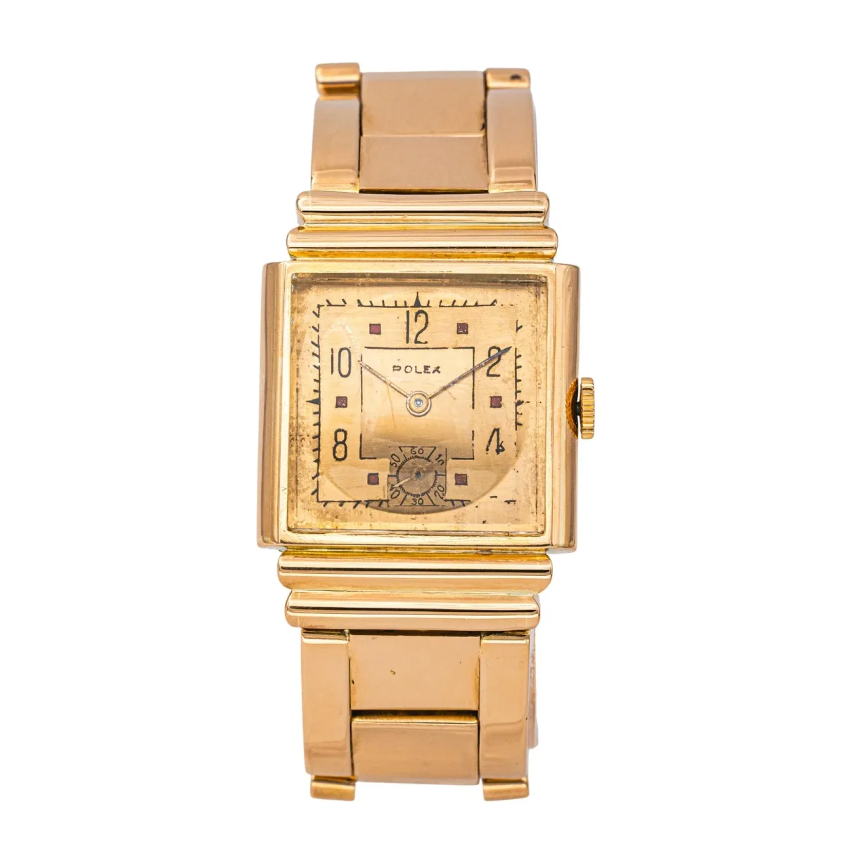 Rolex Montre Rétro Or rose