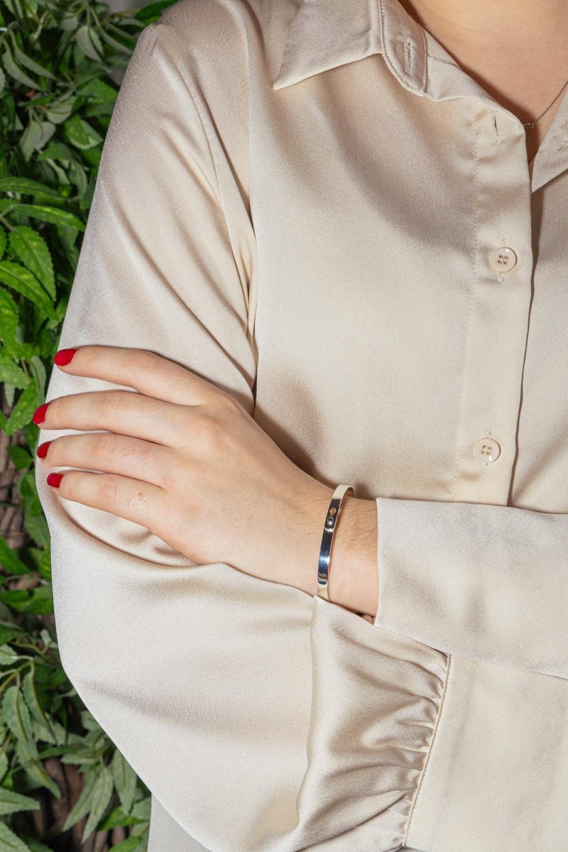 Dinh van Bracelet Jonc Serrure Argent – Image 3