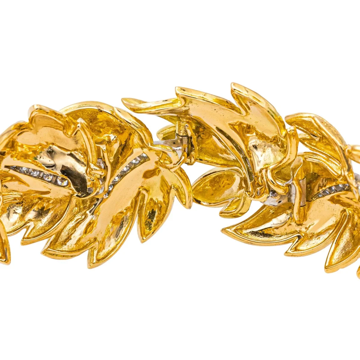 Fabergé Bracelet Or jaune, Platine Diamant – Image 7