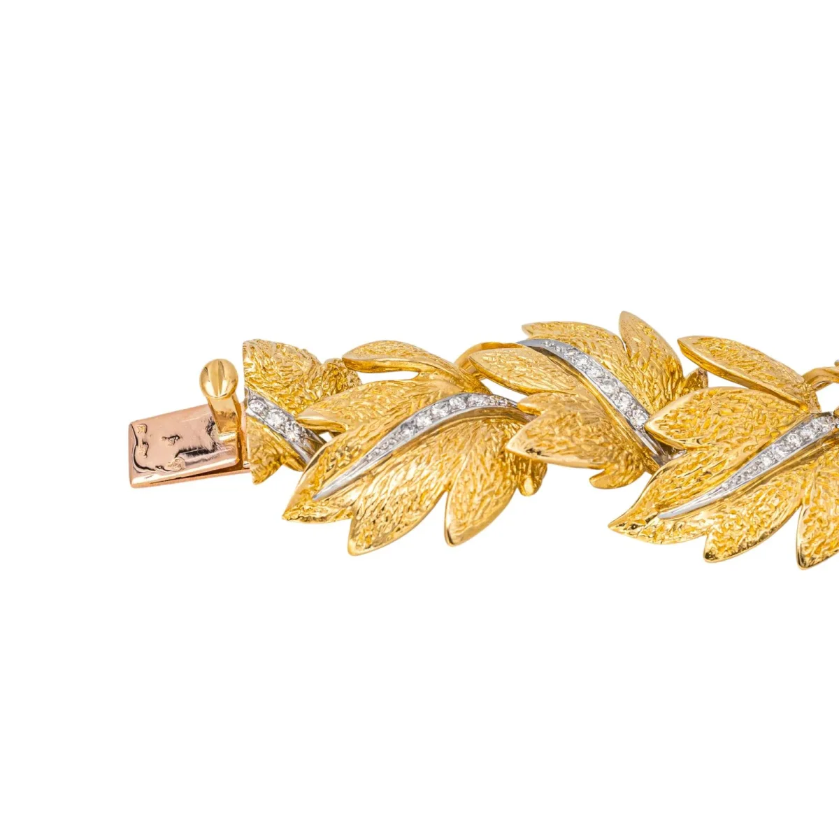 Fabergé Bracelet Or jaune, Platine Diamant – Image 8