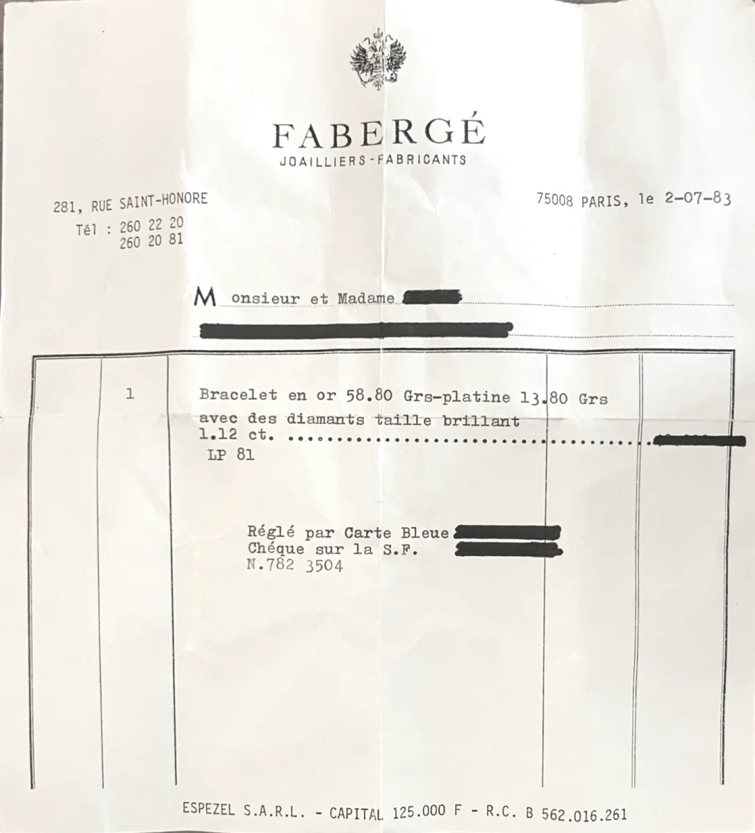 Fabergé Bracelet Or jaune, Platine Diamant – Image 9