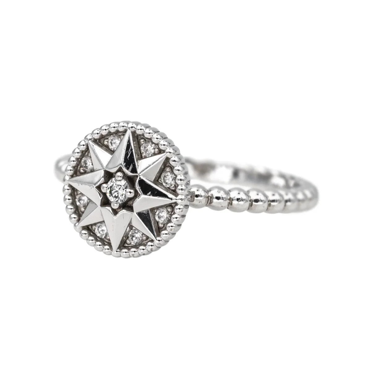 Dior Bague Rose des vents Or blanc Diamant – Image 5