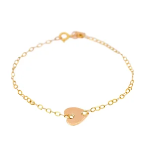 Ginette ny Bracelet Angele mini heart Or rose