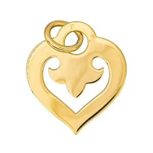 O.j. perrin Pendentif Cœur Légendes Or jaune