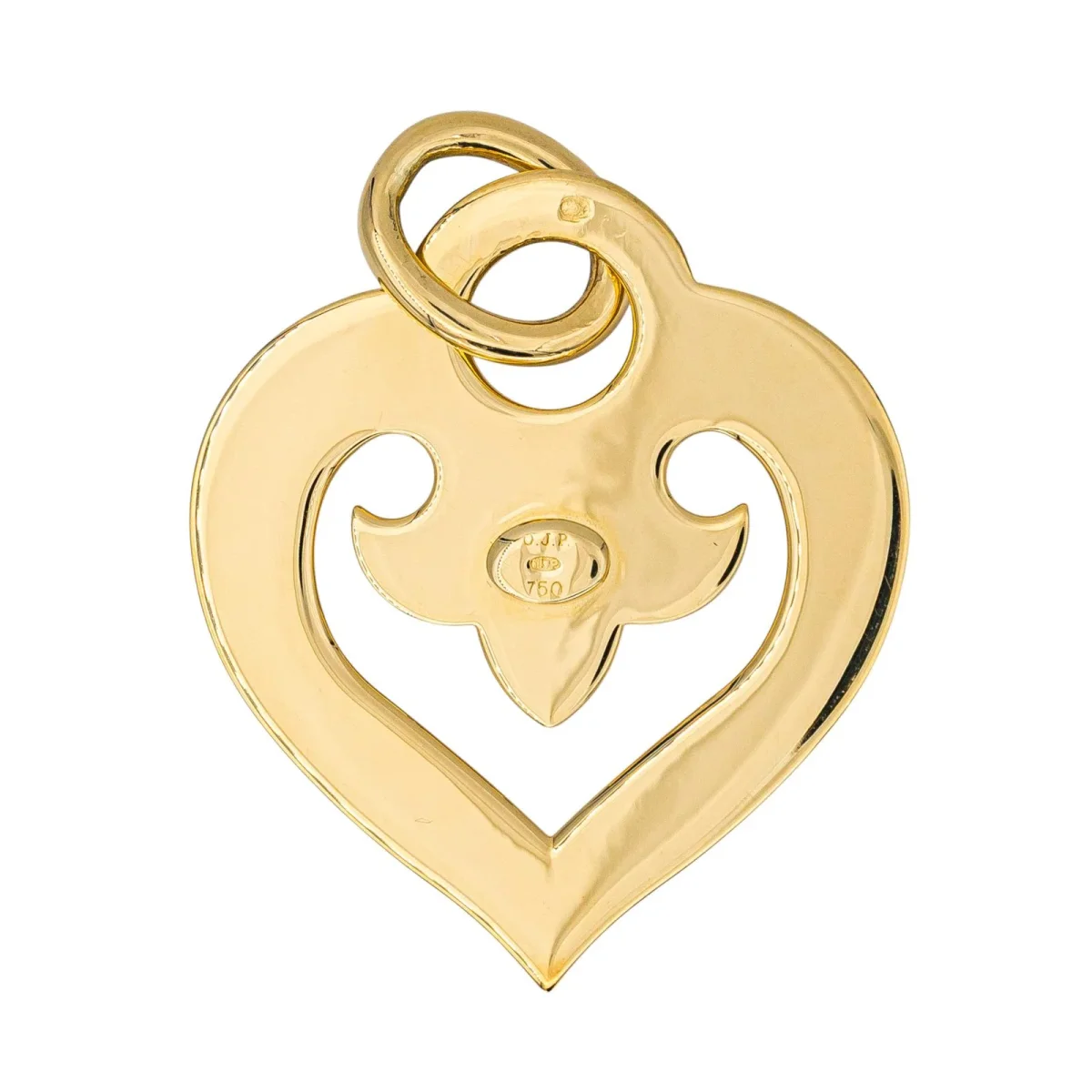 O.j. perrin Pendentif Cœur Légendes Or jaune – Image 3