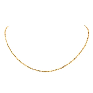 Collier Maille forçat Or rose