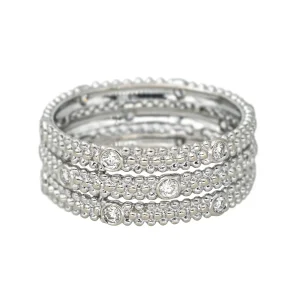 Mauboussin Bague Bandeau Le premier jour Or blanc Diamant