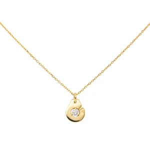 Dinh van Collier Menottes Or jaune Diamant
