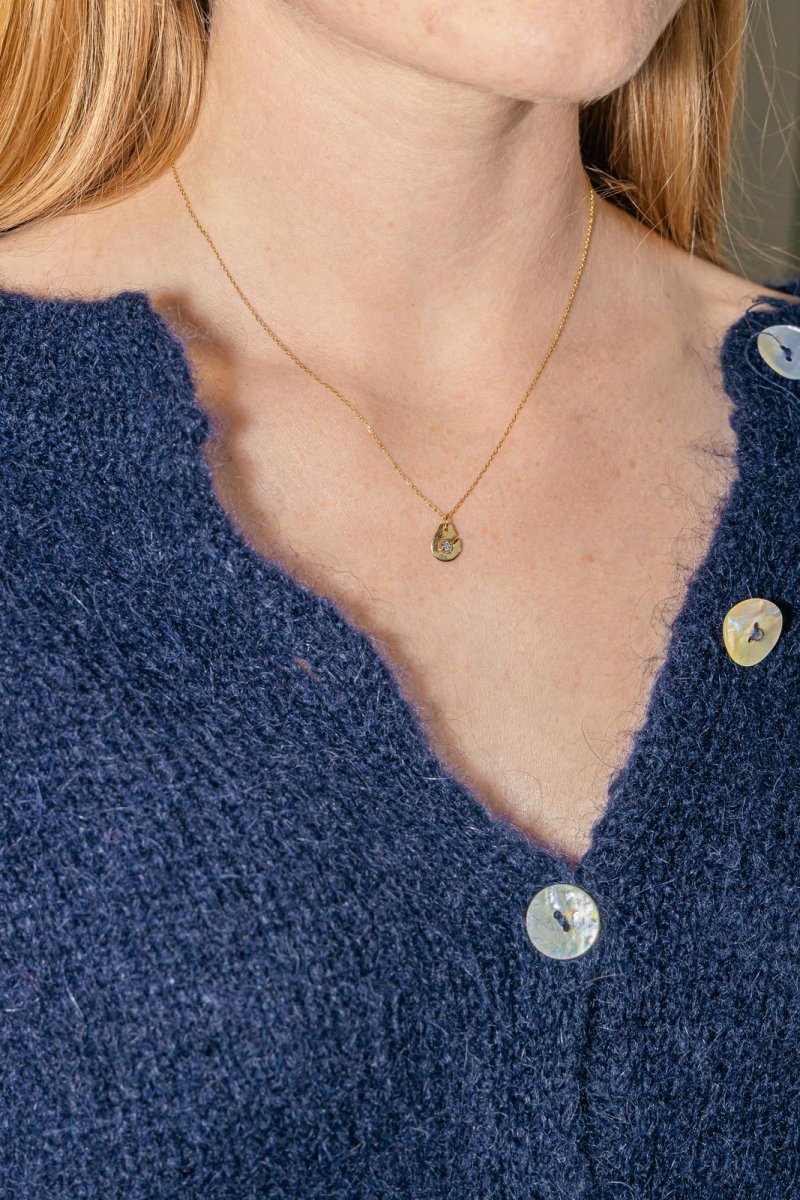 Dinh van Collier Menottes Or jaune Diamant – Image 3