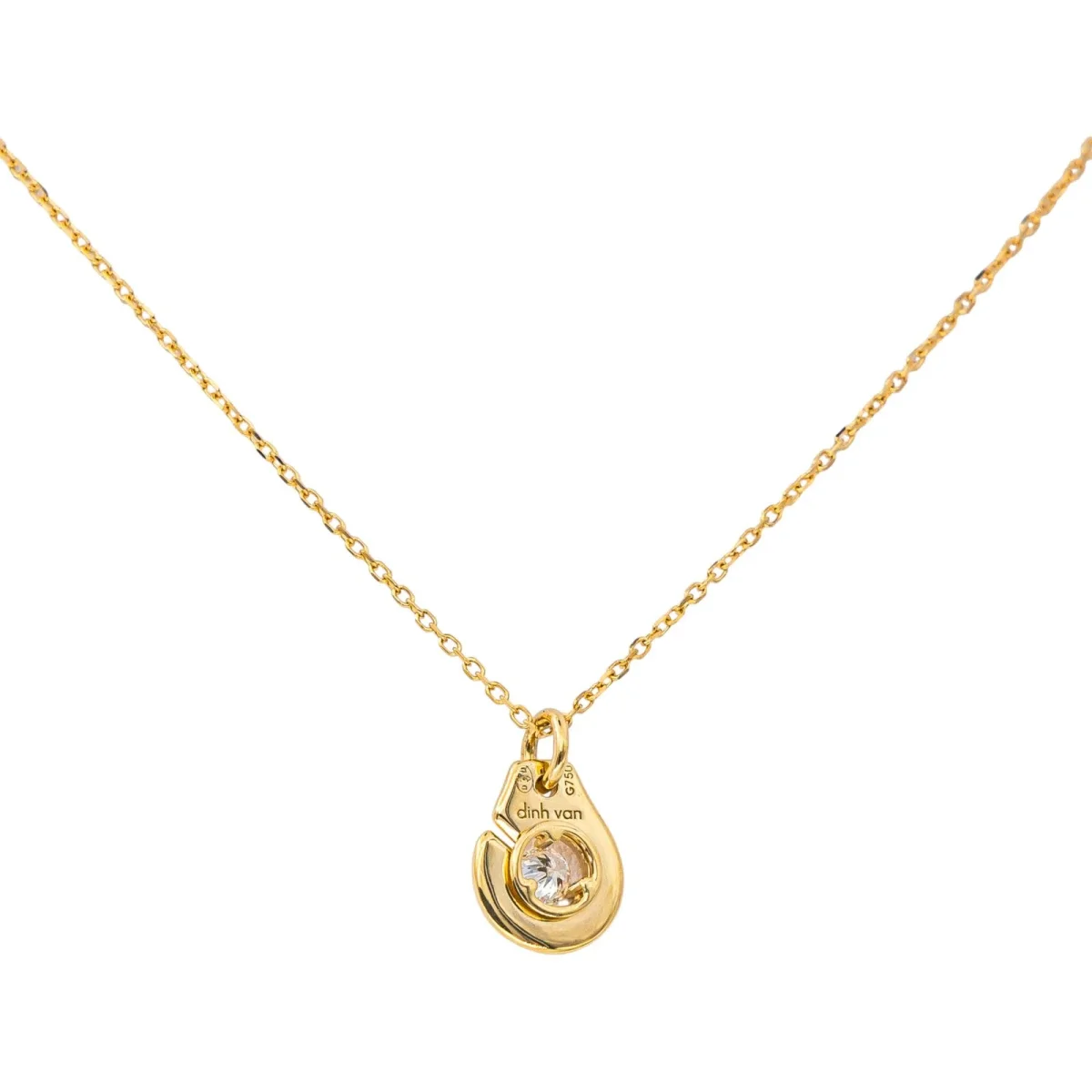 Dinh van Collier Menottes Or jaune Diamant – Image 6