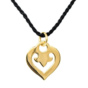 O.j. perrin Collier Cœur légende Or jaune