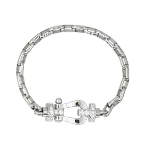 Fred Bracelet Force 10 Or blanc Diamant