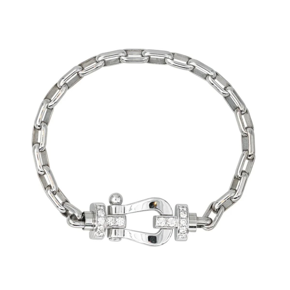Fred Bracelet Force 10 Or blanc Diamant