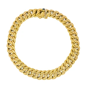 Caplain paris Bracelet  Or jaune Saphir