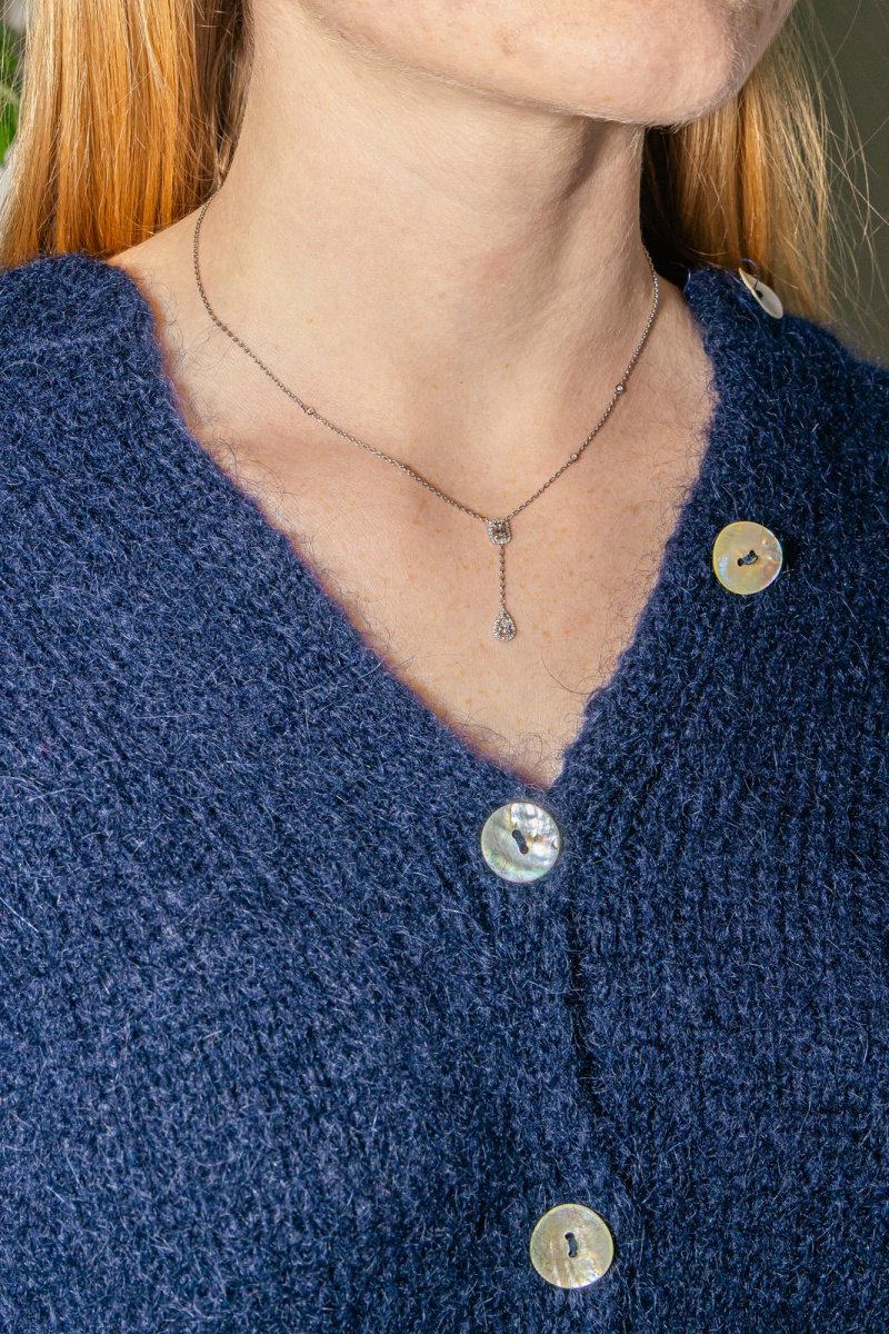 Messika Collier My twin Or blanc Diamant – Image 3