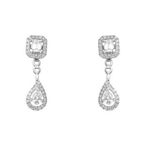 Messika Boucles d'oreilles My twin toi & moi Or blanc Diamant