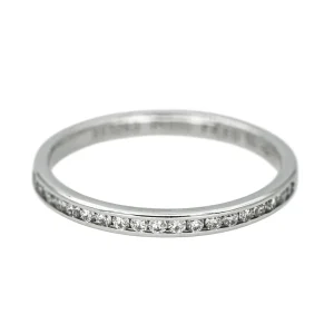 Fred Bague Demi alliance Fred for love Platine Diamant