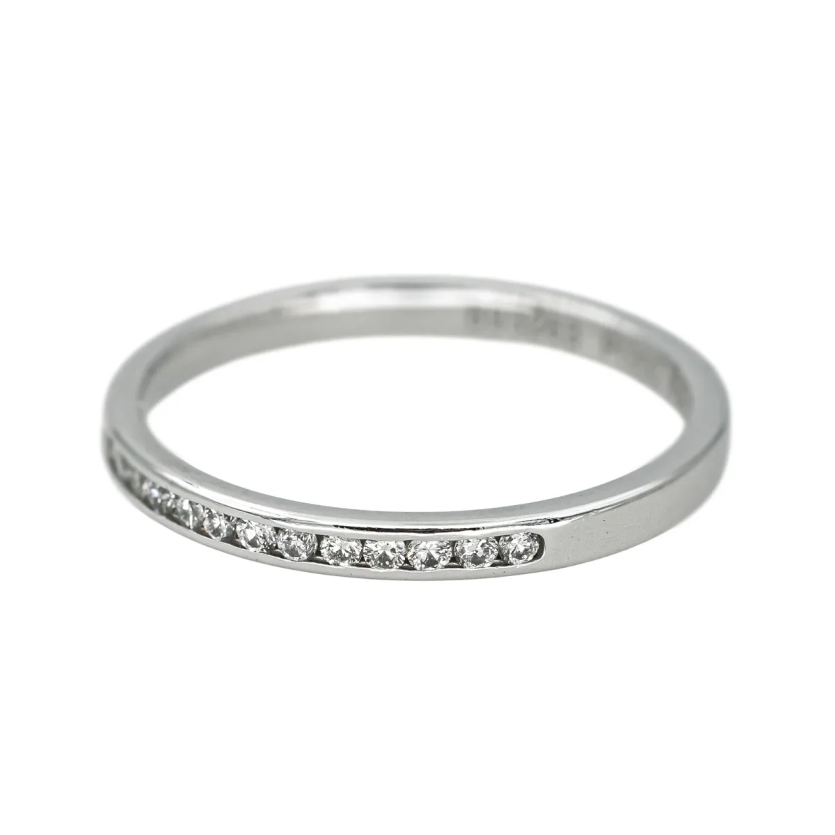 Fred Bague Demi alliance Fred for love Platine Diamant – Image 5