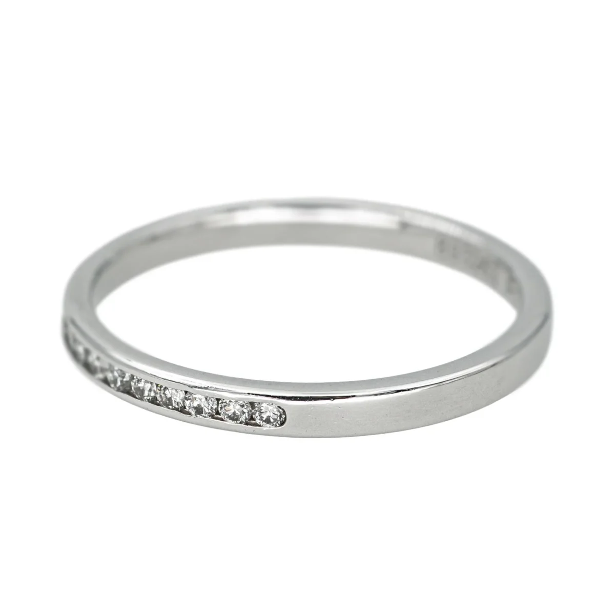 Fred Bague Demi alliance Fred for love Platine Diamant – Image 6