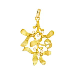 Pendentif Or jaune Perle