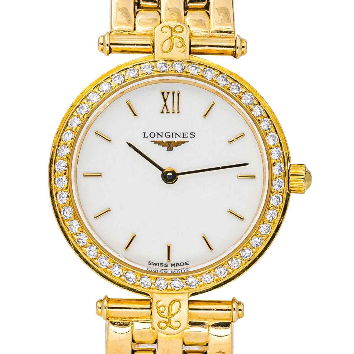Longines Montre La grande classique Or jaune Diamant – Image 5
