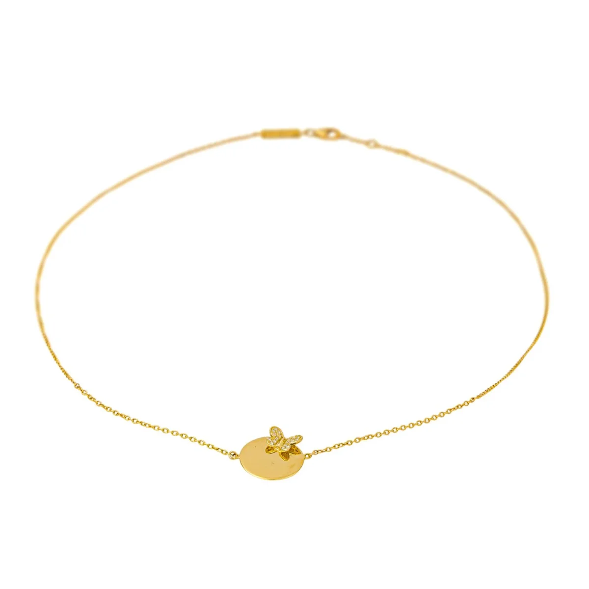 Morganne bello Collier Darly Or jaune Diamant – Image 4
