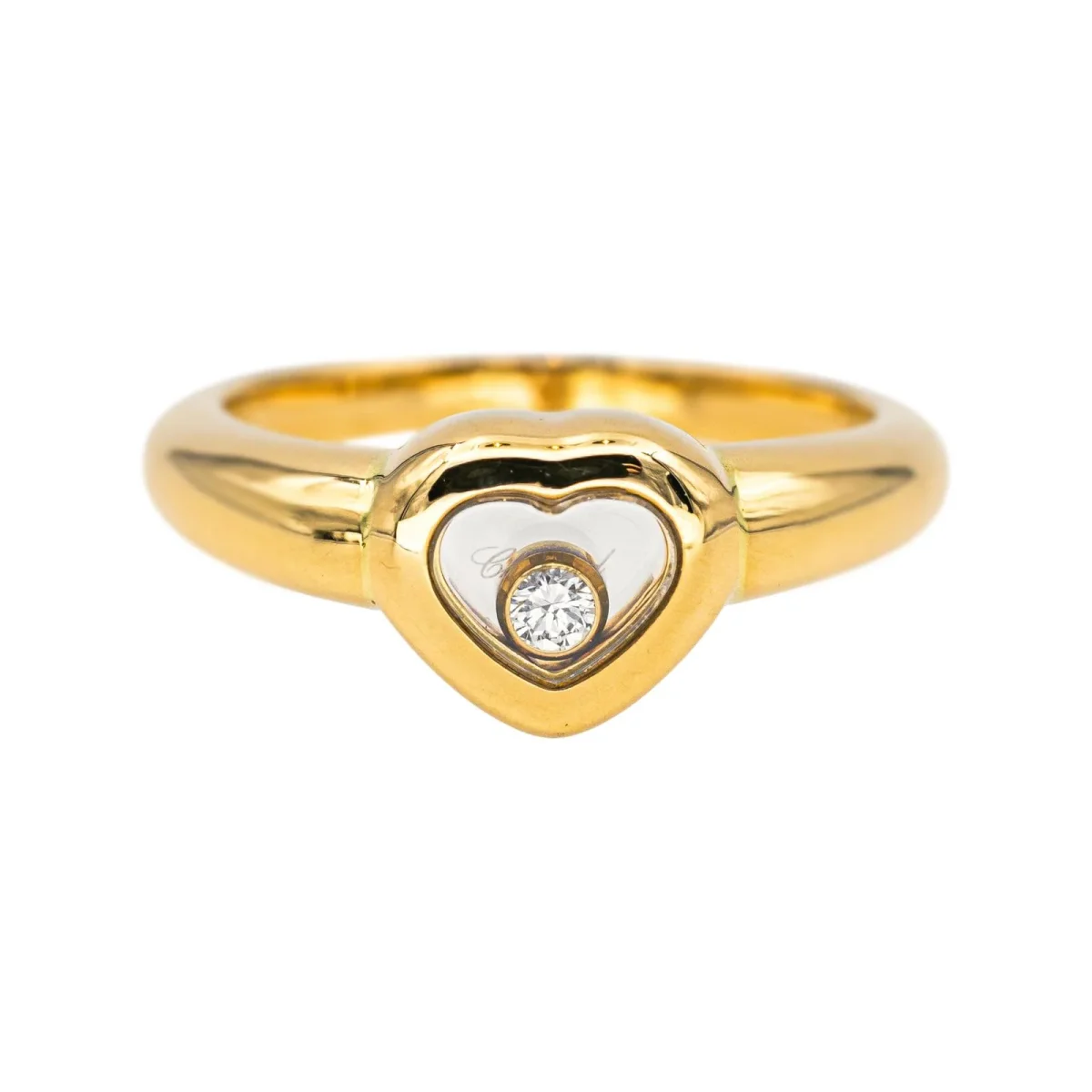 Chopard Bague Happy diamond Or jaune Diamant – Image 2