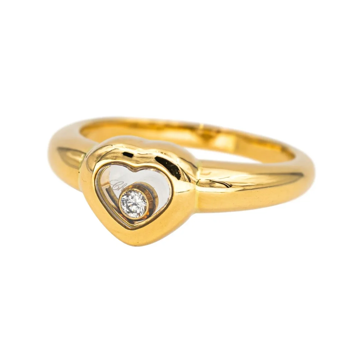 Chopard Bague Happy diamond Or jaune Diamant – Image 4
