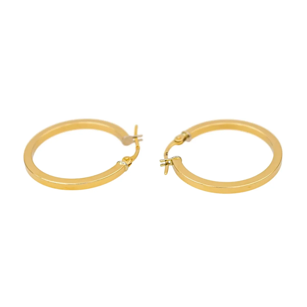 Boucles d'oreilles Créoles Or jaune – Image 5