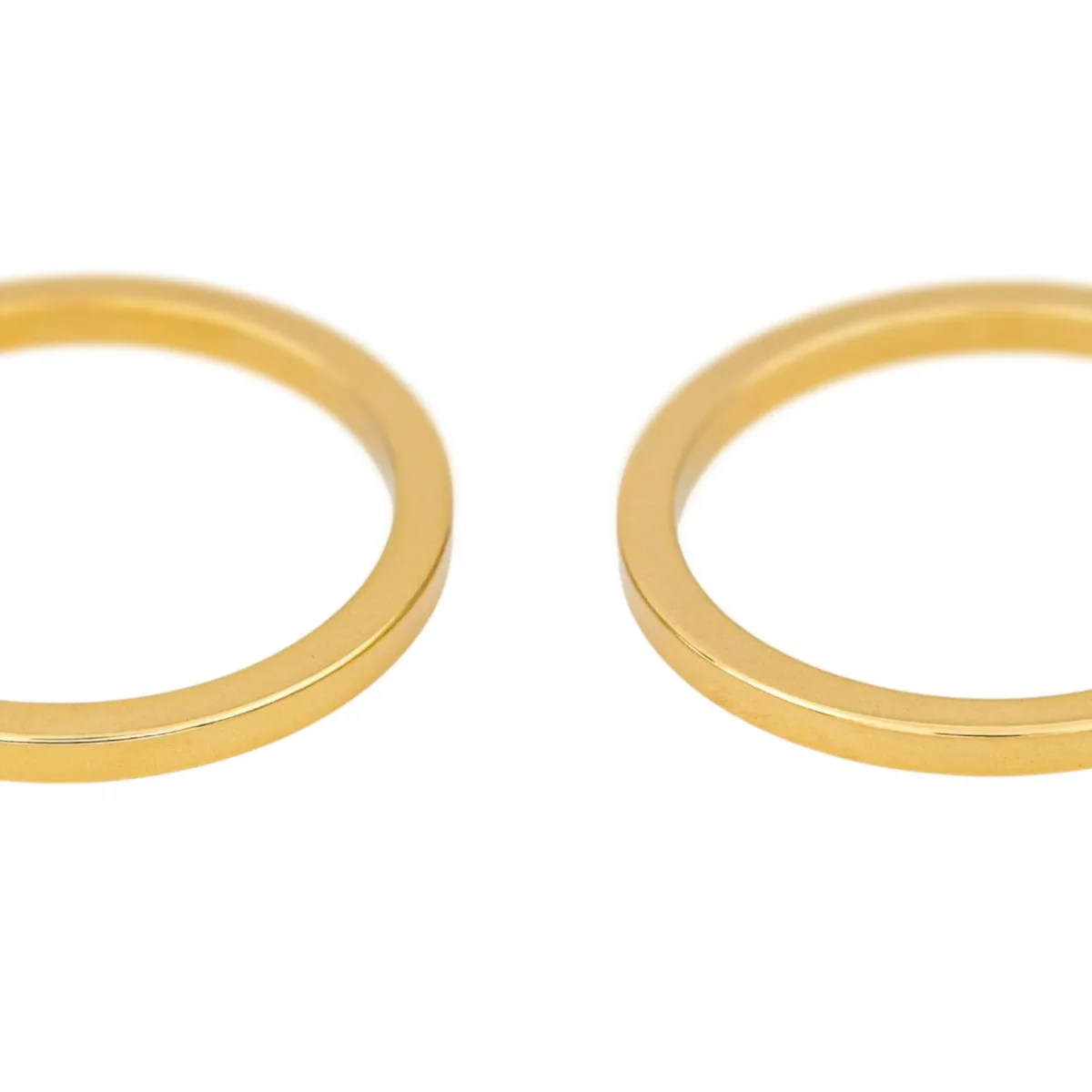 Boucles d'oreilles Créoles Or jaune – Image 7