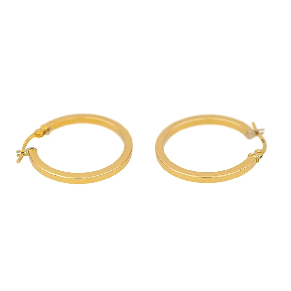 Boucles d'oreilles Créoles Or jaune – Image 8