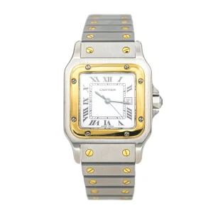 Cartier Montre Santos Acier, Or jaune