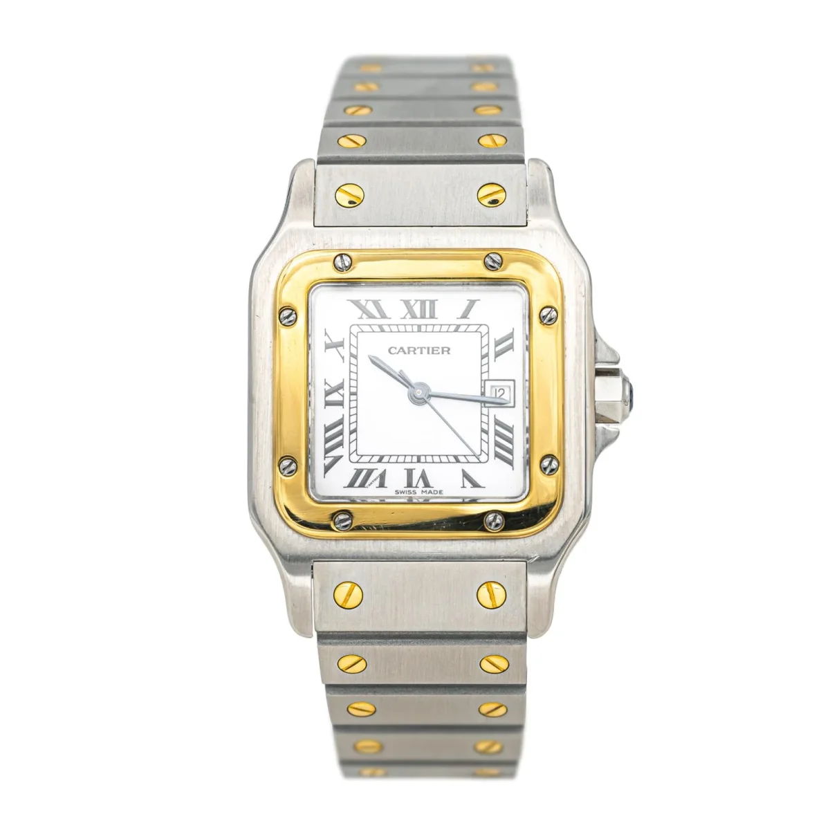 Cartier Montre Santos Acier, Or jaune – Image 2