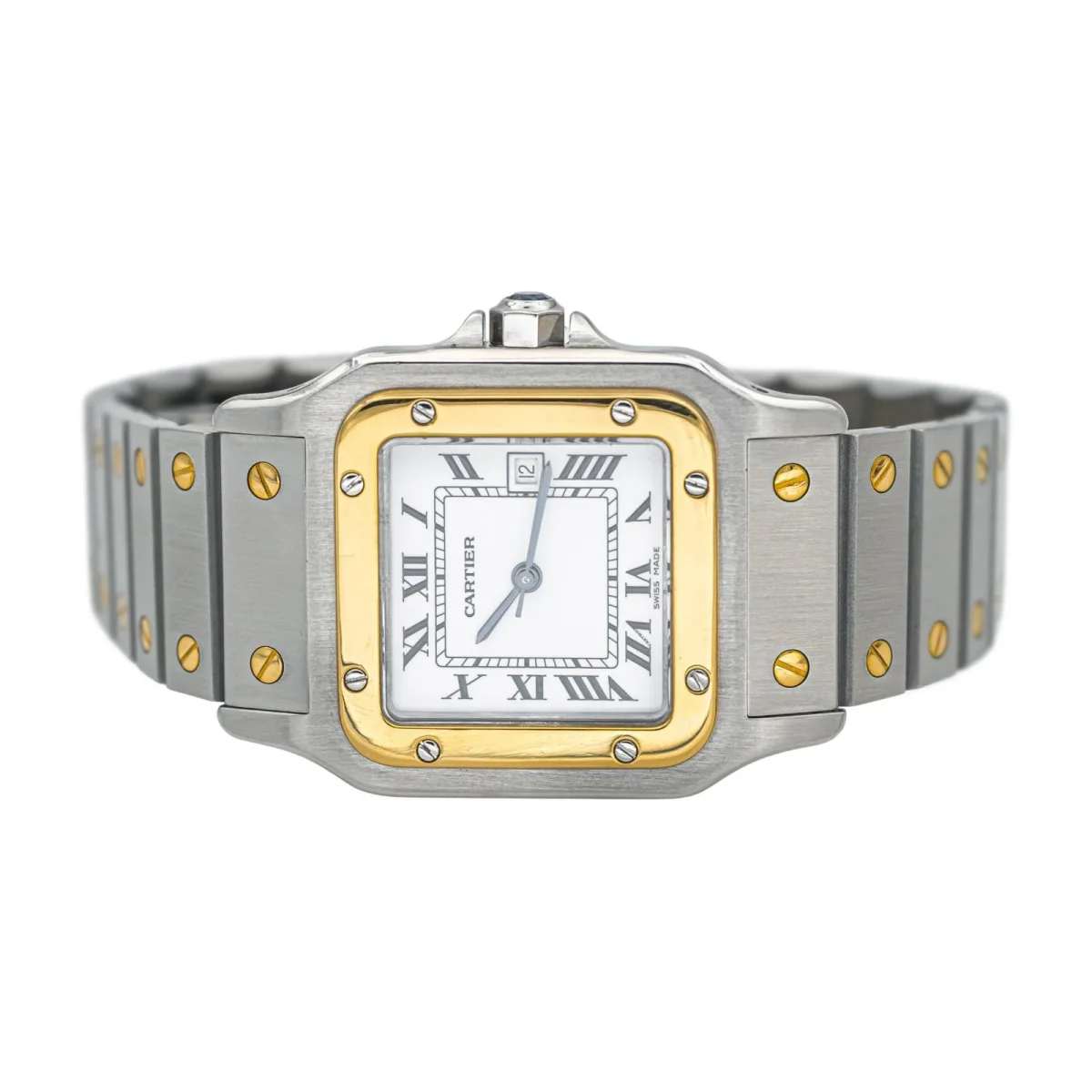 Cartier Montre Santos Acier, Or jaune – Image 4