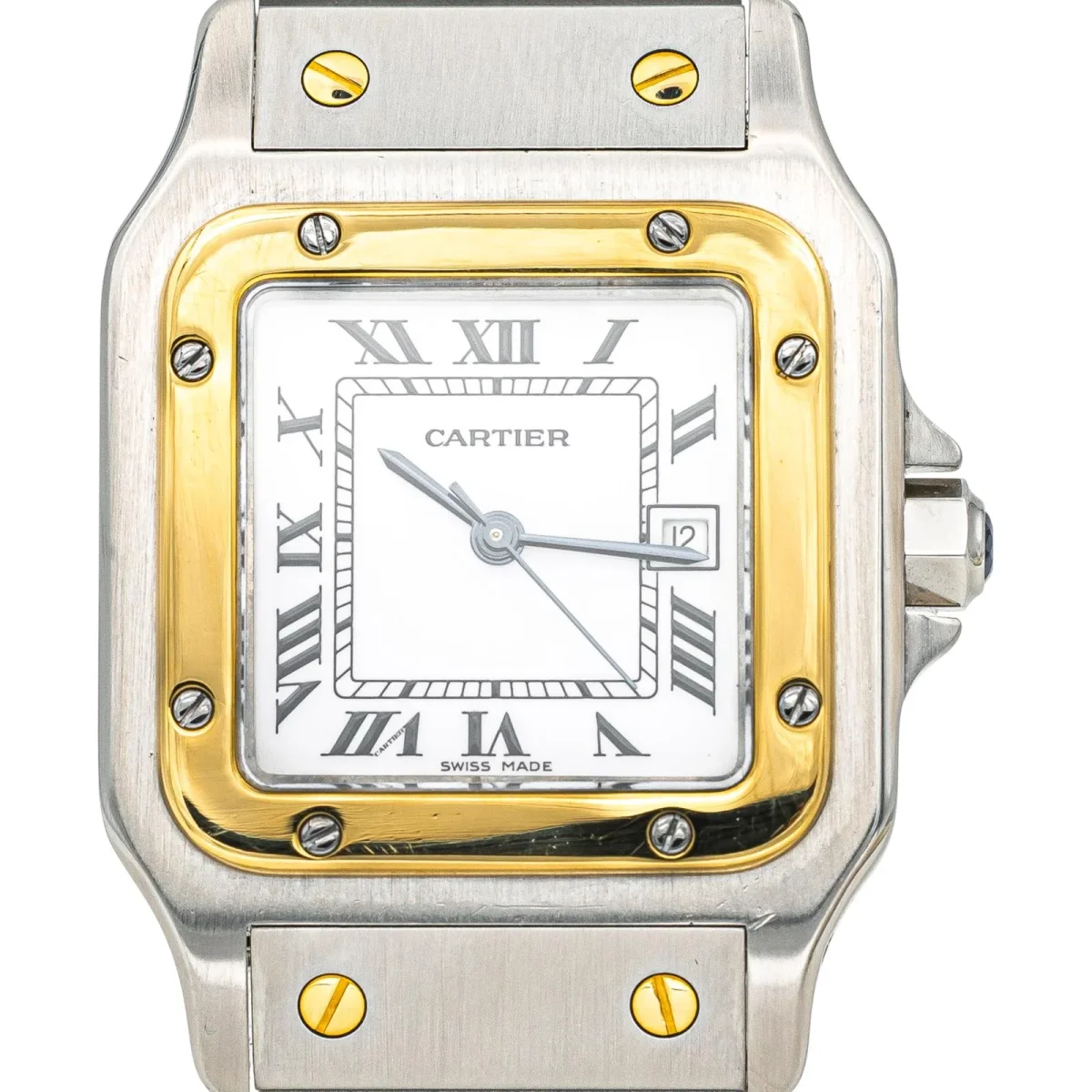 Cartier Montre Santos Acier, Or jaune – Image 6