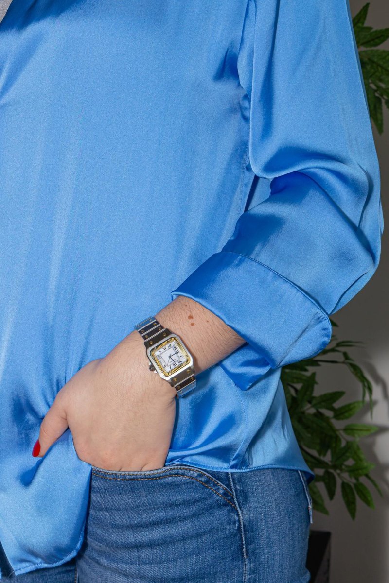 Cartier Montre Santos Acier, Or jaune – Image 9