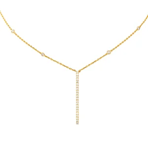 Messika Collier Gatsby Or rose Diamant