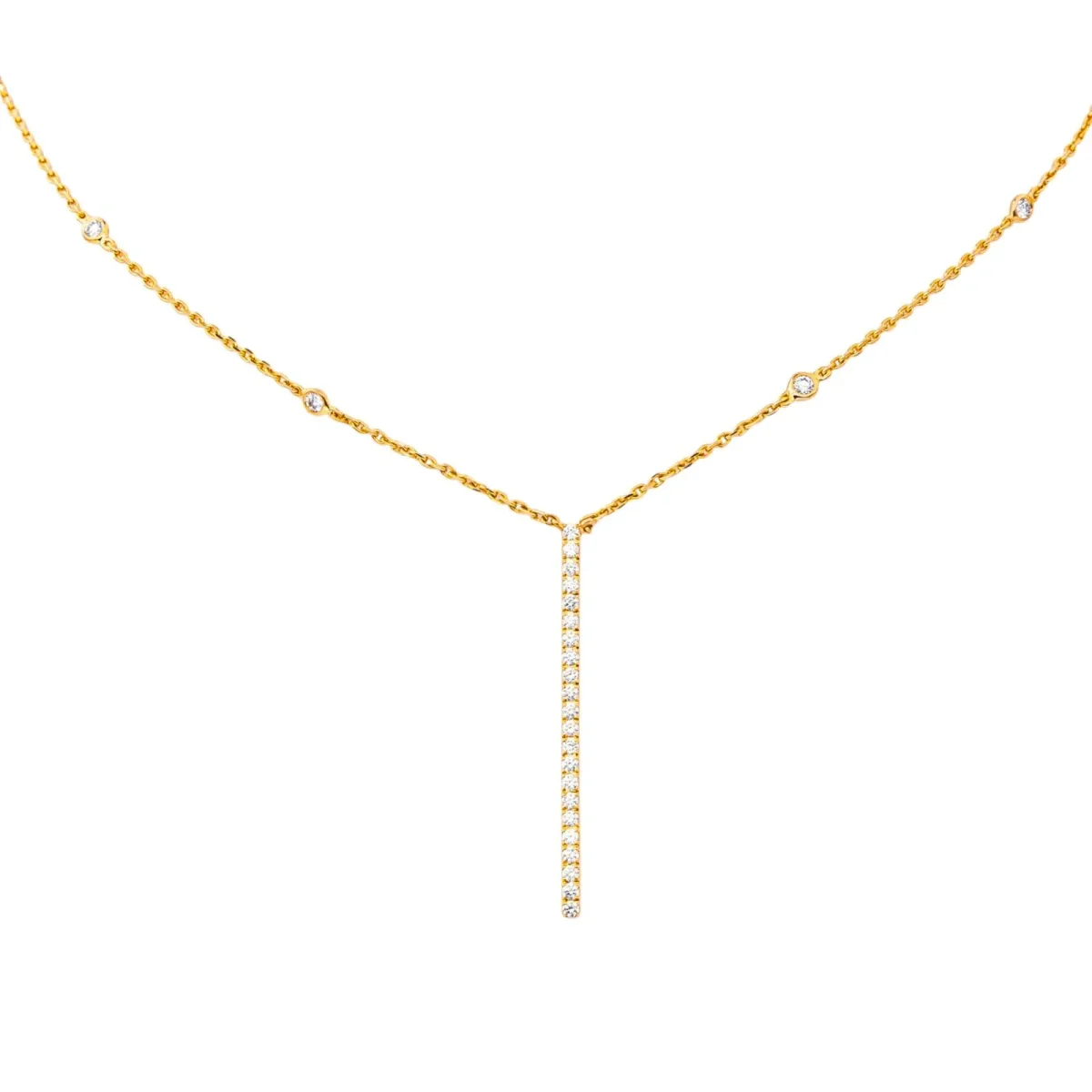 Messika Collier Gatsby Or rose Diamant