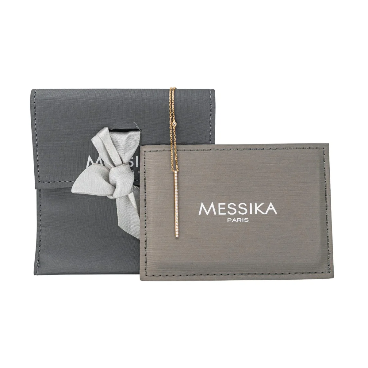 Messika Collier Gatsby Or rose Diamant – Image 4