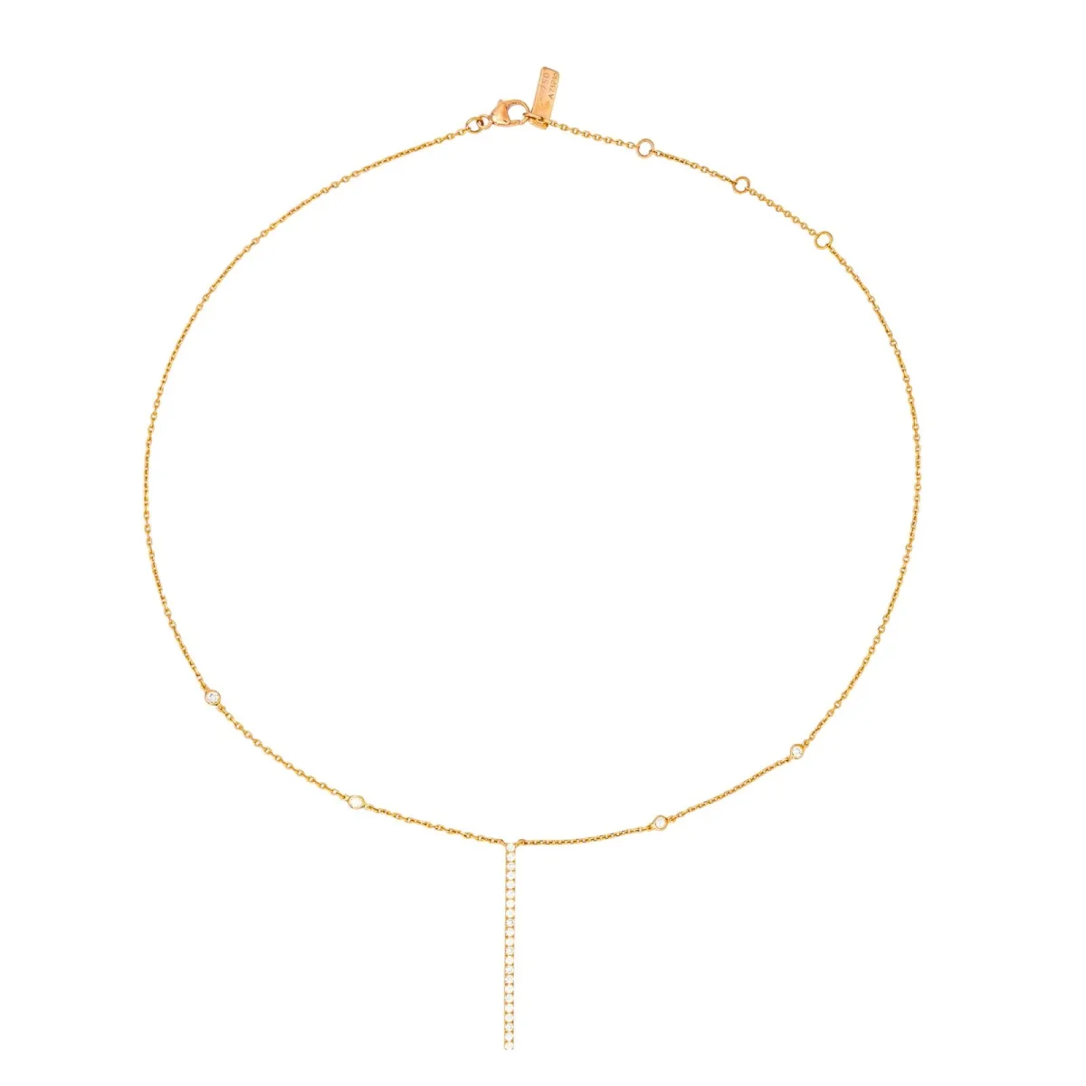 Messika Collier Gatsby Or rose Diamant – Image 5
