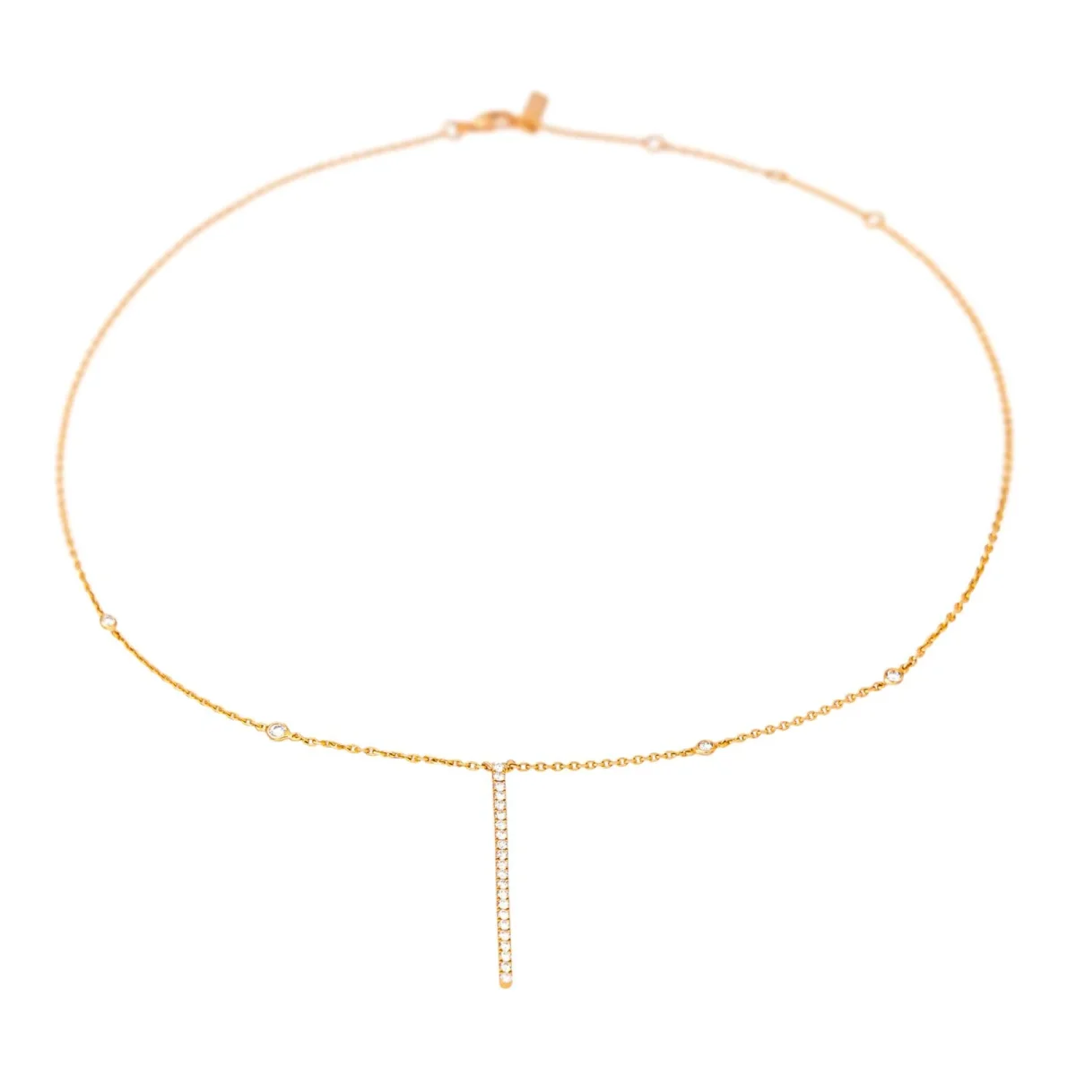 Messika Collier Gatsby Or rose Diamant – Image 7