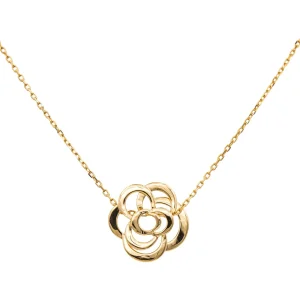 Chanel Collier Camélia Or jaune