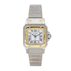 Cartier Montre Santos Acier, Or jaune