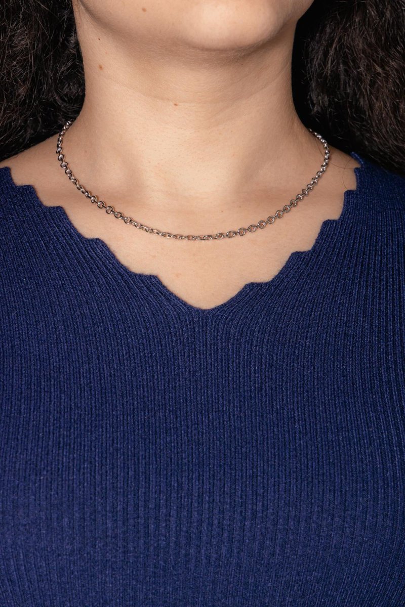 Chaumet Collier Chaîne Or blanc – Image 3