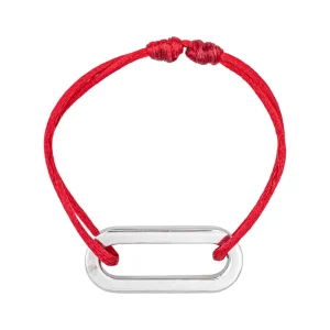 Dinh van Bracelet Cordon Maillon Argent