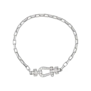 Fred Bracelet Force 10 Or blanc Diamant