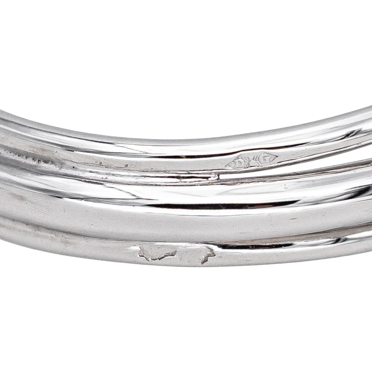 Bague Cocktail Or blanc, Platine Diamant – Image 8