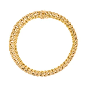 Bracelet Maille américaine Or rose