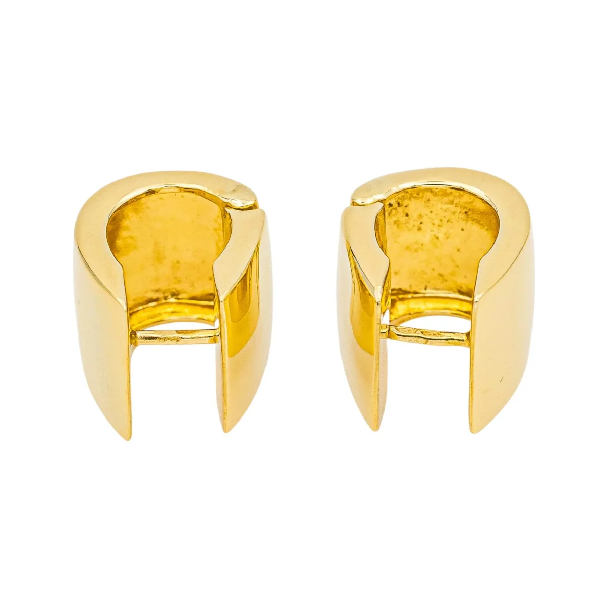 Boucles d'oreilles Créoles Or jaune – Image 6